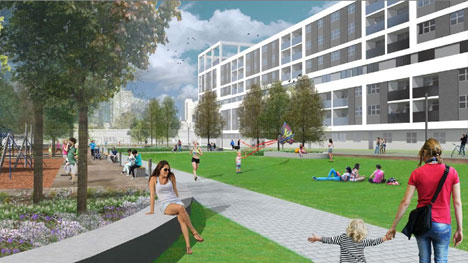 Ouverture du premier parc pour la famille dans Griffintown : le parc du Bassin-à-Gravier