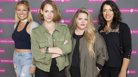 « Les magnifiques » : un quatuor féminin sans complexe sur ICI Radio-Canada-Télé en 2017-2018