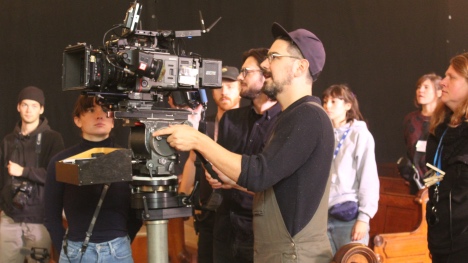Ian Lagarde filme «&nbsp;La contemplation du mystère&nbsp;» dans la verticalité