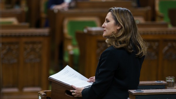 La mise à jour économique de Chrystia Freeland n’a pas oublié la culture et le numérique