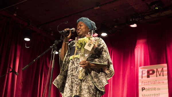 Tanella Boni remporte le Prix francophone international du Festival de la poésie de Montréal