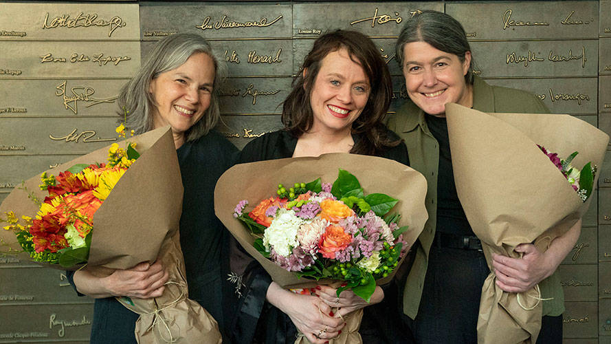 Rébecca Déraspe reçoit le prix Jovette-Marchessault 2025