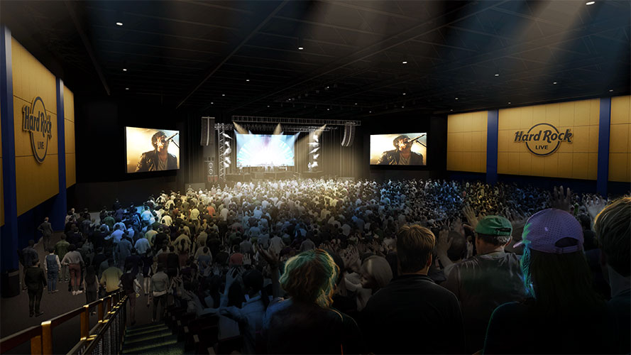 La firme québécoise Scéno Plus signe le design du théâtre Hard Rock Live Ottawa