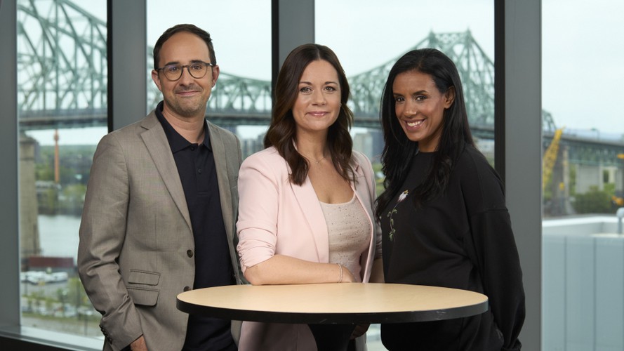 Catherine Gauthier, Raphaël Bouvier-Auclair et Rebecca Makonnen arrivent sur ICI RDI le matin en 2025-2026