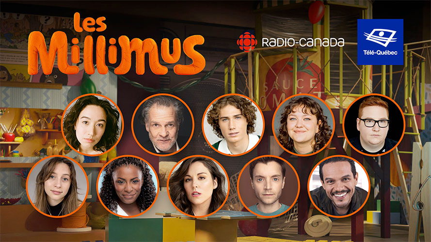Radio-Canada et Télé-Québec dévoilent leur nouvelle quotidienne pour les enfants : « Les Millimus »