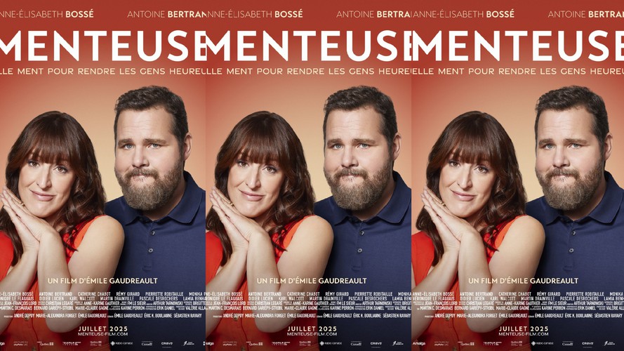 L’affiche de « Menteuse », prochaine comédie d’Émile Gaudreault est dévoilée