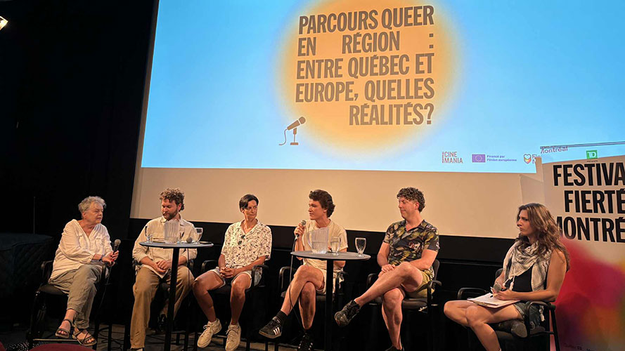 Les réalités 2SLGBTQIA+ en région, au Canada et en Europe, un panel