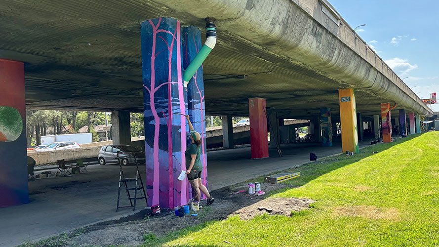 Le Quartier des arts du cirque aménage une galerie d’art urbain